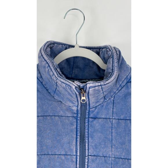 Chic Soul Harvest Haven Vest Blue Womens Size 1XL New Zip Up Chicsoul - Picture 3 of 9